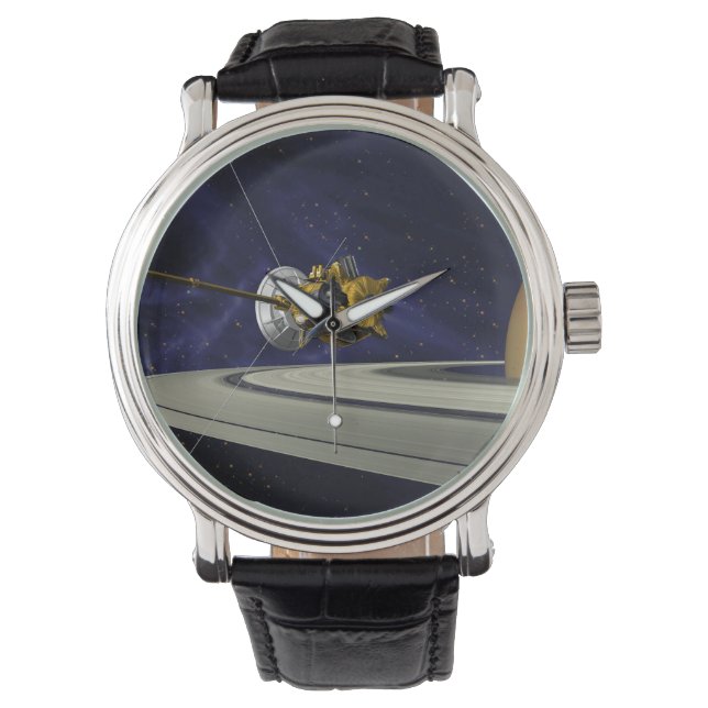 Cassini Saturn Orbit Plaatsing Horloge (Voorkant)