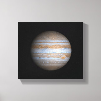 Cassini-Uitzicht van Jupiter NASA Canvas Afdruk