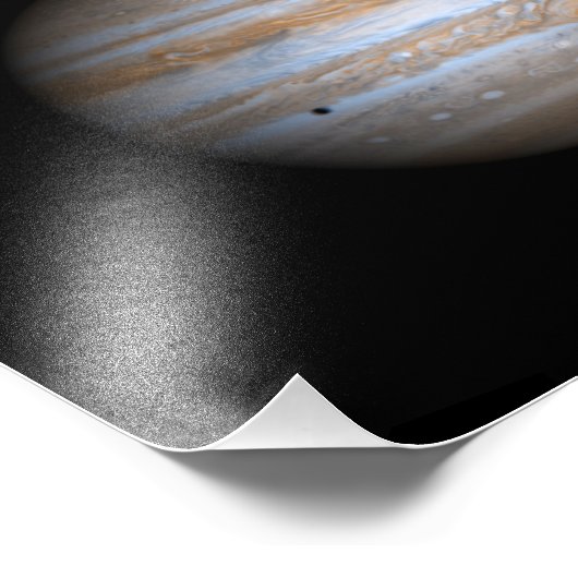 Cassini-Uitzicht van Jupiter NASA Foto Afdruk (Hoek)