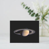 Cassini-Uitzicht van Saturn Space NASA Briefkaart (Staand voorkant)
