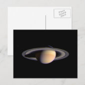 Cassini-Uitzicht van Saturn Space NASA Briefkaart (Voorkant / Achterkant)