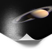 Cassini-Uitzicht van Saturn Space NASA Foto Afdruk (Hoek)