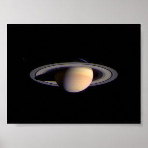 Cassini-Uitzicht van Saturn Space NASA Poster