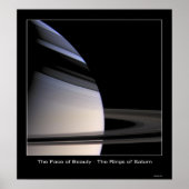 CassiniMission-Face0fBeauty-Saturn Poster (Voorkant)