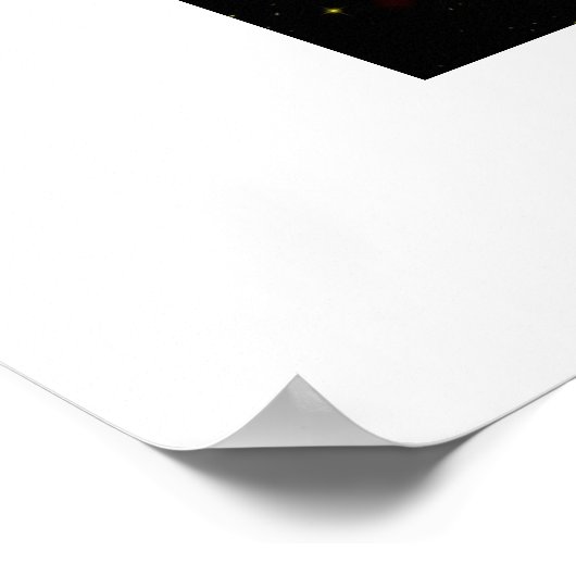 Cassiopeia A: De dood wordt haar Poster (Hoek)