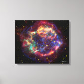 Cassiopeia A in veel kleuren Canvas Afdruk (Voorkant)