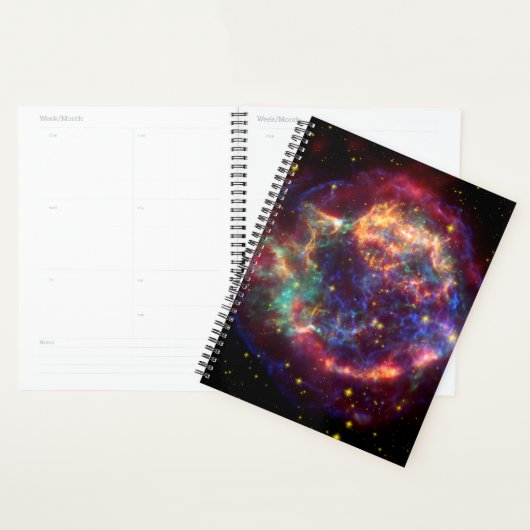 Cassiopeia A in veel kleuren Planner (Display)