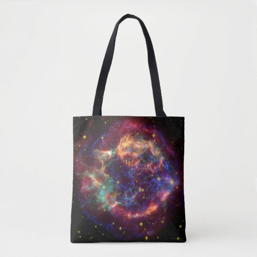 Cassiopeia A in veel kleuren Tote Bag (Voorkant)