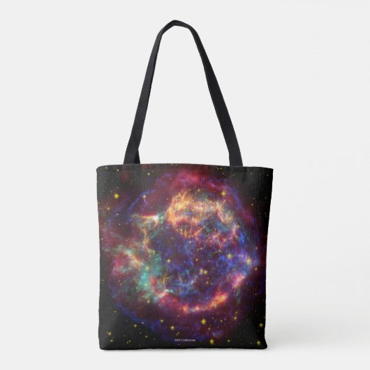 Cassiopeia A in veel kleuren Tote Bag (Achterkant)