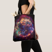Cassiopeia A in veel kleuren Tote Bag (Dichtbij)