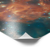 Cassiopeia A MIRI Afbeelding James Webb Space Tele Foto Afdruk (Hoek)