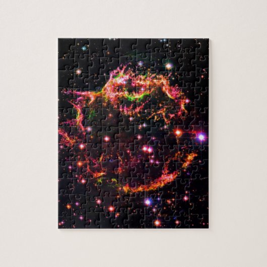 Cassiopeia A-nevel Supernovarestant Ruimtefoto Legpuzzel (Verticaal)