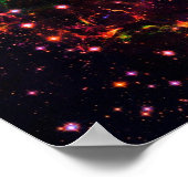 Cassiopeia A-nevel Supernovarestant Ruimtefoto Poster (Hoek)
