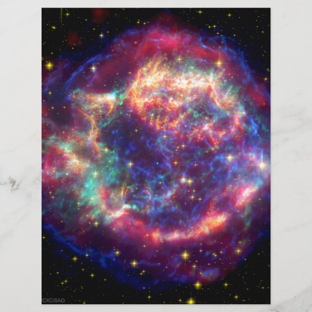 Cassiopeia A Supernova ... De dood wordt haar (Voorkant)