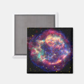 Cassiopeia A Supernova ... De dood wordt haar Magneet (Voorkant / Achterkant)