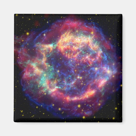 Cassiopeia A Supernova ... De dood wordt haar Magneet (Voorkant)