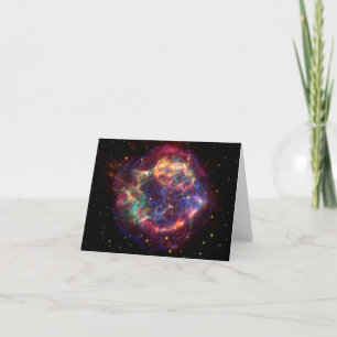 Cassiopeia A supernova Note Card Kaart