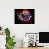 Cassiopeia A supernova Poster (Thuiskantoor)