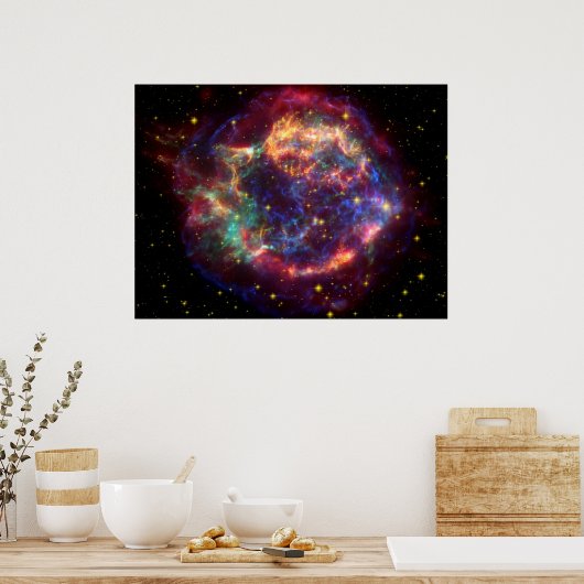 Cassiopeia A supernova Poster (Keuken)