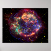 Cassiopeia A supernova Poster (Voorkant)