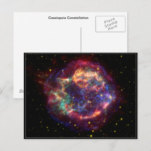 Cassiopeia Constellation Briefkaart (Voorkant / Achterkant)