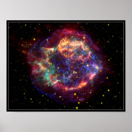 Cassiopeia Constellation Poster (Voorkant)