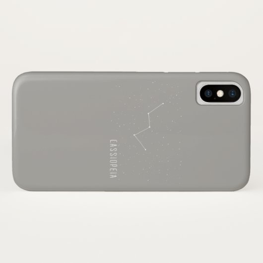 cassiopeia constellation sky sterren design Case-Mate iPhone case (Achterkant (horizontaal))