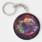 Cassiopeia Constellation Sleutelhanger (Voorkant)