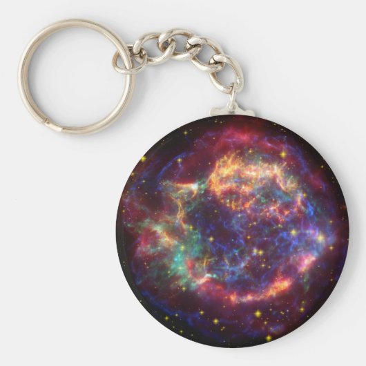 Cassiopeia Constellation Sleutelhanger (Voorkant)