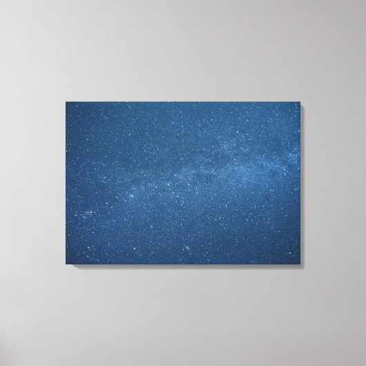 Cassiopeia en Milky Way Canvas Afdruk (Voorkant)