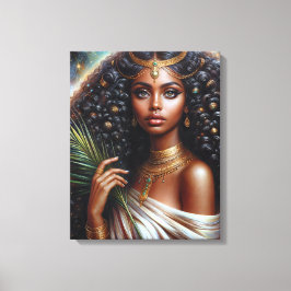 Cassiopeia Ethiopische koningin Griekse mythologie Canvas Afdruk