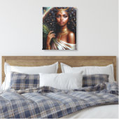 Cassiopeia Ethiopische koningin Griekse mythologie Canvas Afdruk (Insitu (Slaapkamer))