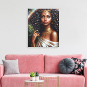 Cassiopeia Ethiopische koningin Griekse mythologie Canvas Afdruk (Insitu (Woonkamer))