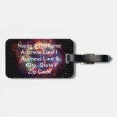 Cassiopeia Galaxy Supernova restant Bagagelabel (Achterkant horizontaal)