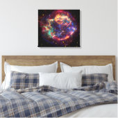 Cassiopeia Galaxy Supernova restant Canvas Afdruk (Insitu (Slaapkamer))
