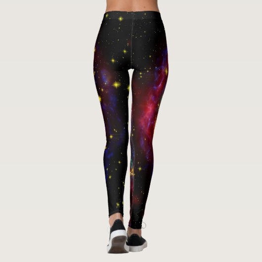 Cassiopeia Galaxy Supernova restant Leggings (Achterkant)