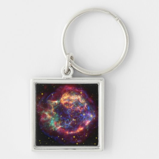 Cassiopeia Galaxy Supernova restant Sleutelhanger (Voorkant)