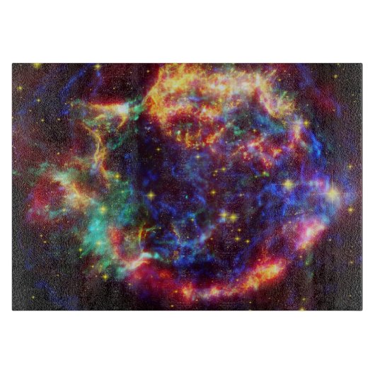 Cassiopeia Galaxy Supernova restant Snijplank (Voorkant)