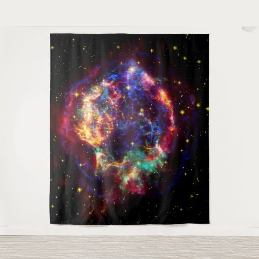 Cassiopeia Galaxy Supernova restant Wandkleed (Voorkant)