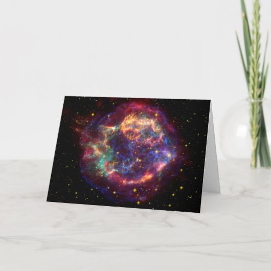 Cassiopeia Galaxy Supernova resterend Kaart (Voorkant)