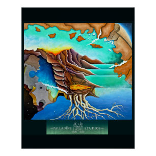 'Cassiopeia' glanzend Poster