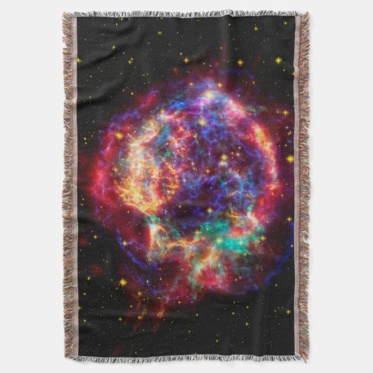 Cassiopeia, Milky Ways Youngest Supernova Deken (Voorkant Verticaal)