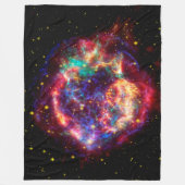 Cassiopeia, Milky Ways Youngest Supernova Fleece Deken (Voorkant)
