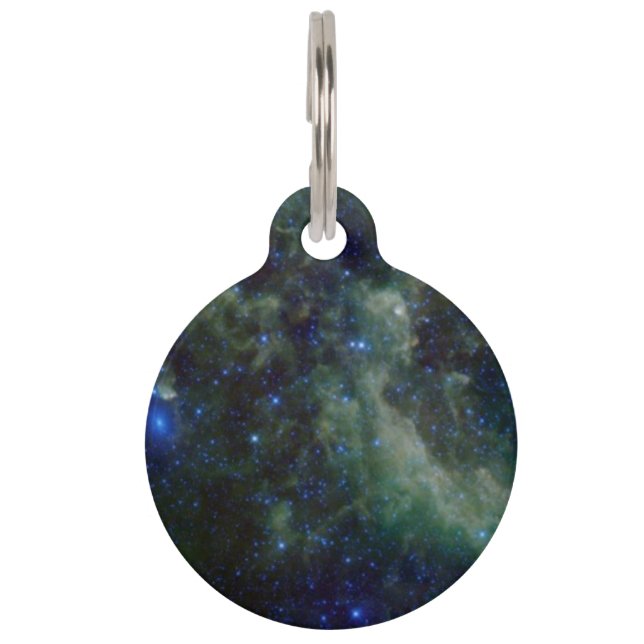 Cassiopeia nebula binnen de Melkweg Huisdierpenning (Voorkant)