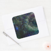 Cassiopeia nebula binnen de Melkweg Vierkante Sticker (Envelop)