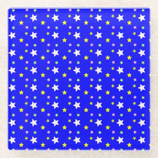 Cassiopeias Glazen Onderzetter (Voorkant)