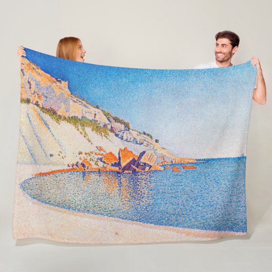 Cassis, Cap Lombard, Opus 196, Signac Fleece Deken (In situ)