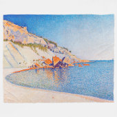 Cassis, Cap Lombard, Opus 196, Signac Fleece Deken (Voorkant (Horizontaal))