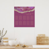 Cassis chic agate romantische elegant poster (Keuken)
