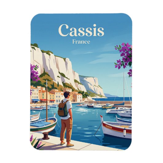 Cassis Haven Frankrijk Magneet (Verticaal)